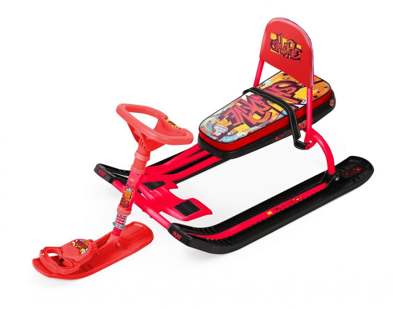 Снегокат «Тимка спорт 4-1» (ТС4-1/GR граффити) Ника, фото 1