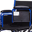 Кресло-коляска для инвалидов Н 003, синий/черный, фото 2