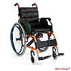 Инвалидная коляска   Мега-оптим FS 980 LA черная, фото 3
