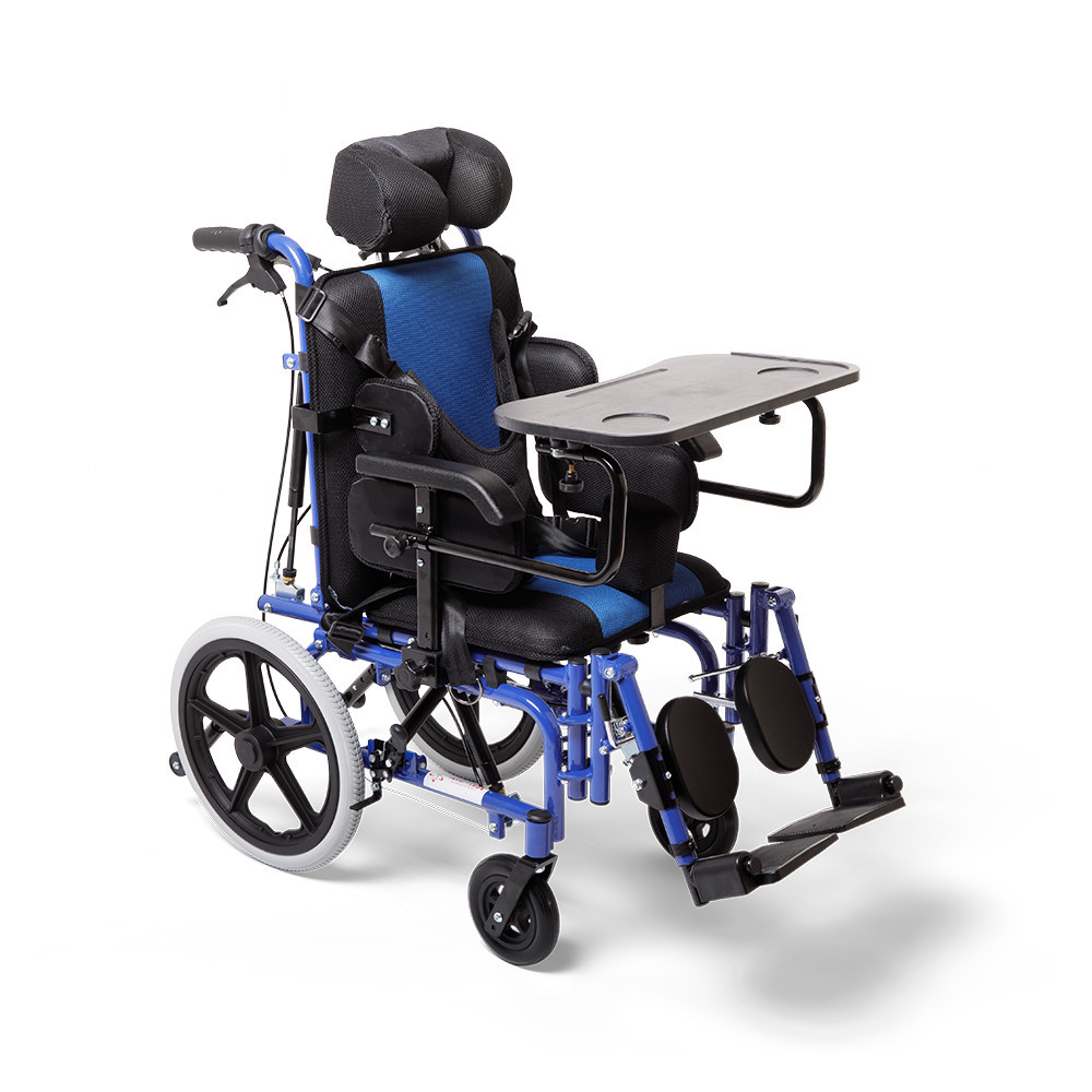 Кресло-коляска для инвалидов Армед H 032 С синяя