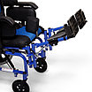 Кресло-коляска для инвалидов Армед H 032 С синяя, фото 3