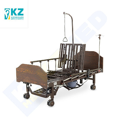Кровать медицинская KZMED 512E, коричневый