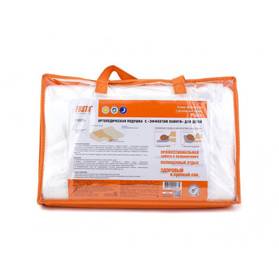 Подушка ортопедическая c эффектом памяти для детей F 8022m 40*26*8/6