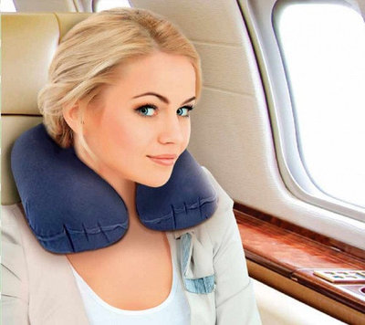 LumF-510 Подушка для путешествий, синий