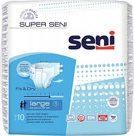 Подгузники для взрослых Super Seni Large 10 штук