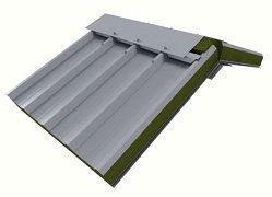 Сэндвич шатыр панельдері