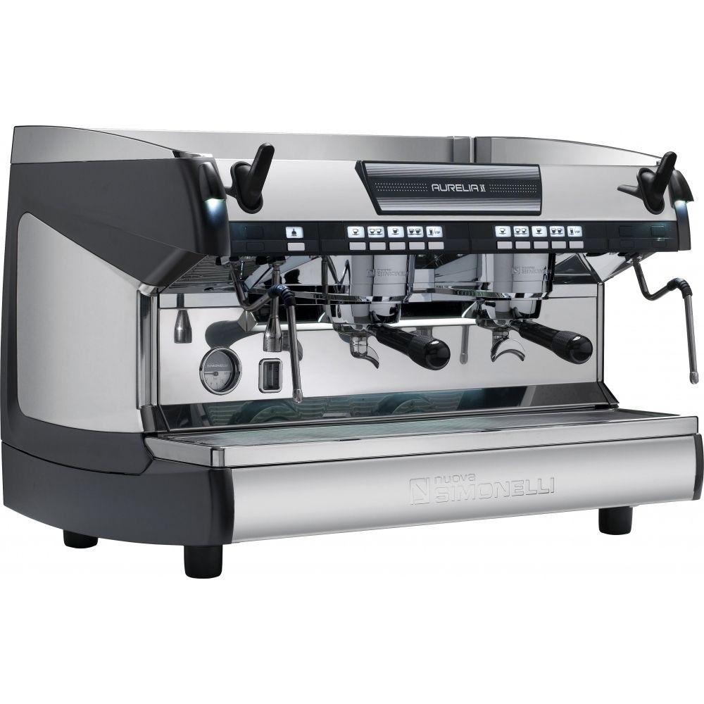 Кофемашина рожковая Nuova Simonelli Aurelia II 2Gr V высокие группы, LED, белый жемчуг