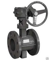 Затворы чугунные фланцевые с редукторным приводом D343X-10 ДУ 500 (Ру-10)