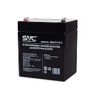 Батарея, SVC, AV4.5-12/S, Свинцово-кислотная 12В 4.5 Ач, Вес: 1,53 кг, Размер в мм.: 100*90*70