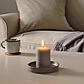 IKEA: Тарелка для свечи, темно-серый, 15 см Ärofull Эрофулл 405.013.78, фото 2