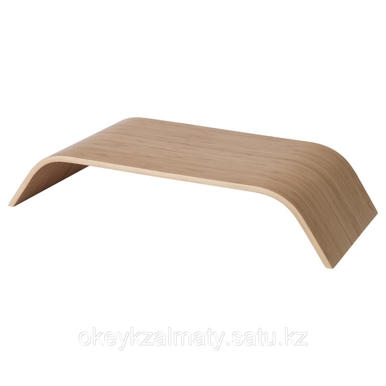 IKEA: Подставка монитора, не регулируемая, бамбуковый шпон Sigfinn Сигфин 405.157.28