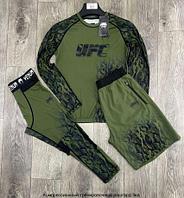 Рашгард с длинным рукавом  Venum UFC 3 в 1 ( комплект верх + низ + шорты ), фото 1