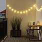 IKEA: Гирлянда, 24 светодиода, для сада на солнечной батарее/шар белый Solarvet Соларвет 204.214.10, фото 3