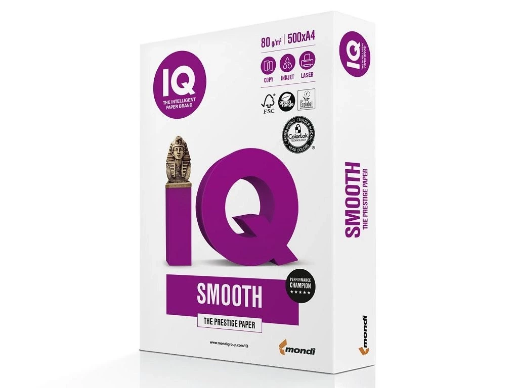 Бумага офисная IQ Selection, А4, 80 г/м2, 500 л