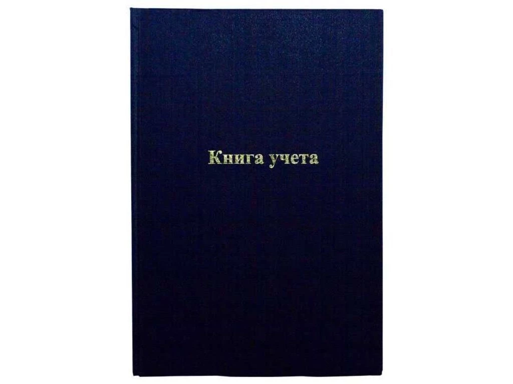 Книга учета А4, 144 листов, в клетку, обложка - бумвинил