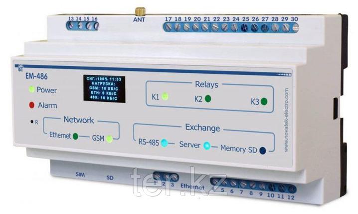 КОНТРОЛЛЕР SMS-ОПОВЕЩЕНИЯ ОБ АВАРИЯХ НА MODBUS-ОБОРУДОВАНИИ ЕМ-486, фото 2