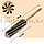 Расческа Брашинг круглая для волос Toni&guy комбинированная щетина диаметром 4.1 см деревянная ручка 14S, фото 2