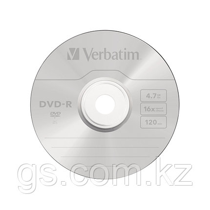 Диск DVD-R Verbatim (43547) 4.7GB 1штука Незаписанный, фото 2