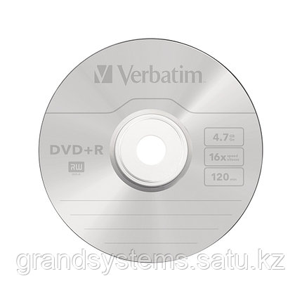 Диск DVD+R Verbatim (43500) 4.7GB 25штук Незаписанный, фото 2