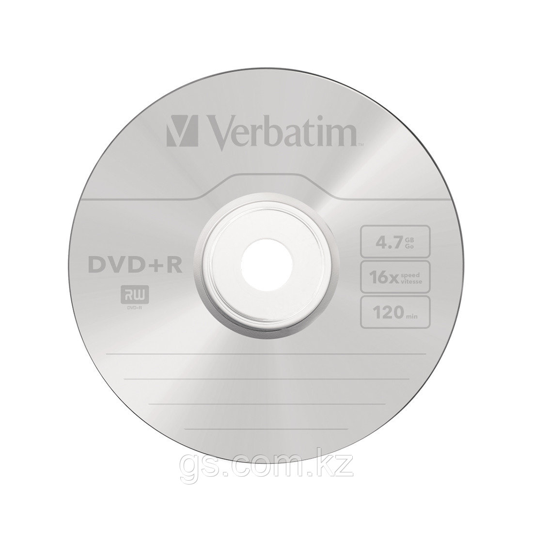 Диск DVD+R Verbatim (43500) 4.7GB 25штук Незаписанный - фото 1 - id-p96593898