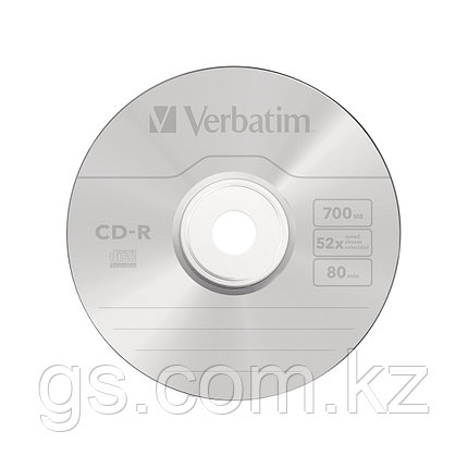 Диск CD-R Verbatim (43343) 700MB 50штук Незаписанный, фото 2
