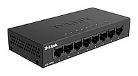 D-Link DGS-1008D қосқышы, 10/100/1000Base-T 8 порты және қуатты үнемдеу функциясы бар қосқыш