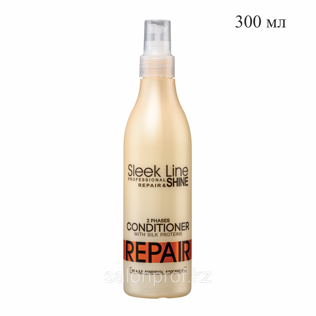 Кондиционер двухфазный с протеином шелка SLEEK LINE REPAIR 300 мл №10226 - фото 1 - id-p96594645