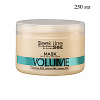 Маска для поврежденных волос с протеином шелка SLEEK LINE VOLUME 250 мл №10875