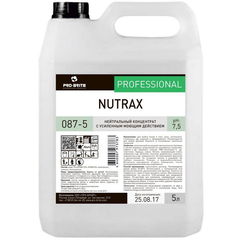 Профхим д/машин мойки нейтрал д/полимер.покр,боулинга Pro-Brite/NUTRAX,5л