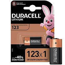 Батарейки DURACELL CR123 литий для фотоапп. бл/1шт