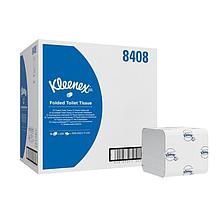 Бумага туалетная листовая д/дисп KK Kleenex 2сл бел 200лист 36 пач. 8408