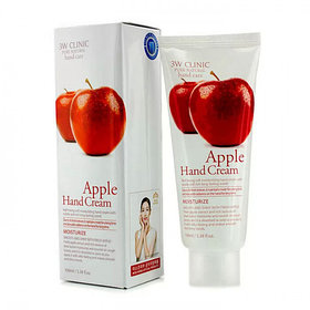 Увлажняющий крем для рук с яблоком 3W Clinic