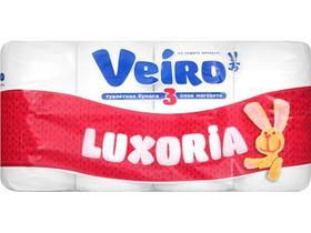 Туалетная бумага Viero Luxoria трехслойная 8 шт