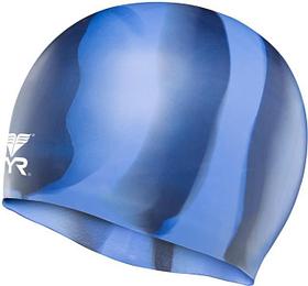 Шапочка TYR Multi-Color Plain Cap LCSM 420 фиолетовый-черный