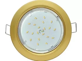 Настенно-потолочный светильник Ecola H4 сатин золото