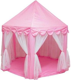 Детская игровая палатка Camping Game Prince Princess castle tent розовый
