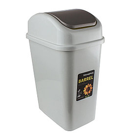 "Бак для мусора с крышкой пластмассовый (квадратный) большой" GL058