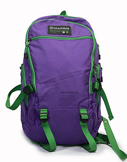 Рюкзак фиолетовый-зеленый