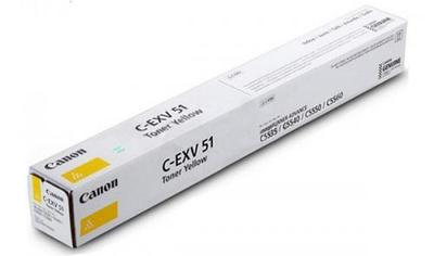 Картридж Canon C-EXV 51L (0487C002) желтый