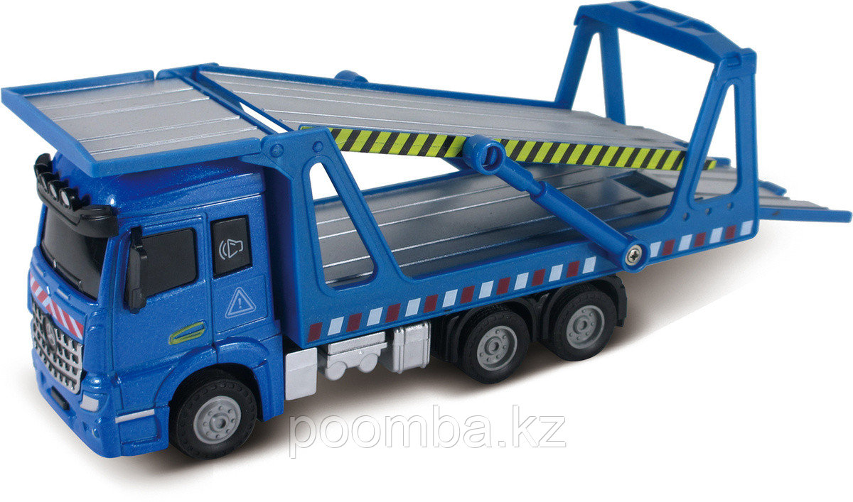 Машина-транспортер, кабина die-cast, инерционный механизм, свет, звук, 1:43 Funky toys