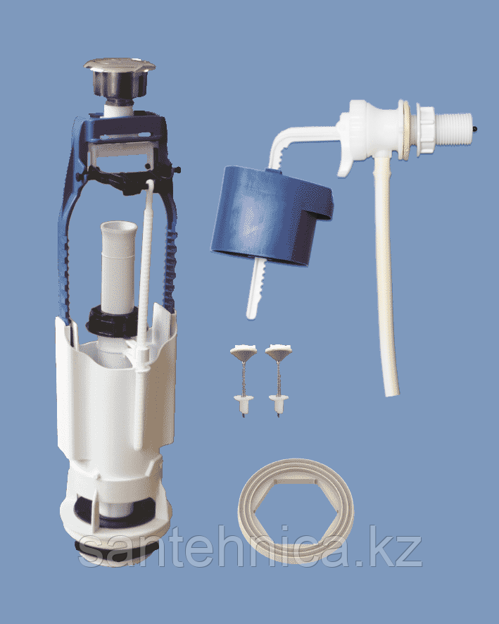 Ағызатын арқау /Сливная арматура АБ 77.54.У1.3 двухкноп., боковая (18ш/к)