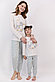 Пижама девичья подростк* 10-11  / 140-146 см,  Кремовый мелан, фото 3