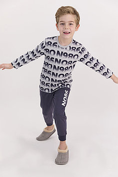 Пижама детская мальчик* 5-6  / 110-116 см,  Серый