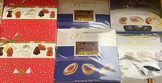 Шоколад Ракушки морской мир Belgian Chocolade sea shells  в ассортименте 250гр