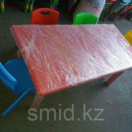 Стол детский пластиковый прямоугольный - фото 7 - id-p96638216