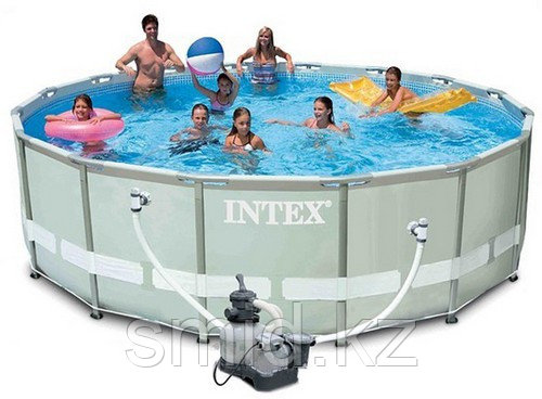 Круглый каркасный бассейн Intex 28332, 54926 Ultra Frame Pool, 549х132 см - фото 2 - id-p96639726