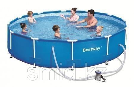 Каркасный бассейн Bestway 56408, Steel Pro Frame Pool, размер 305x76 см - фото 2 - id-p96639741