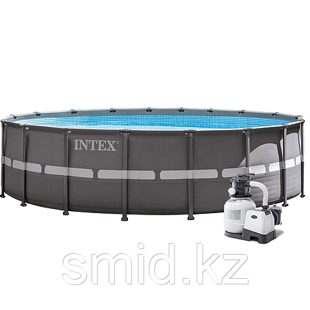 Круглый каркасный бассейн, Ultra XTR Frame Pool, Intex 26330NP, 26330, размер 549х132 см - фото 2 - id-p96639756