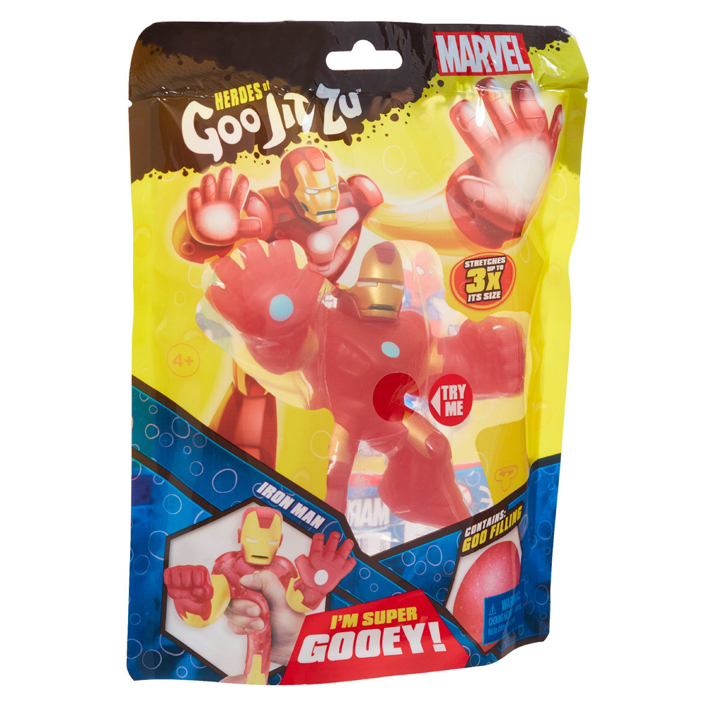Гуджитсу. Игрушка тянущаяся фигурка Железный Человек. ТМ GooJitZu