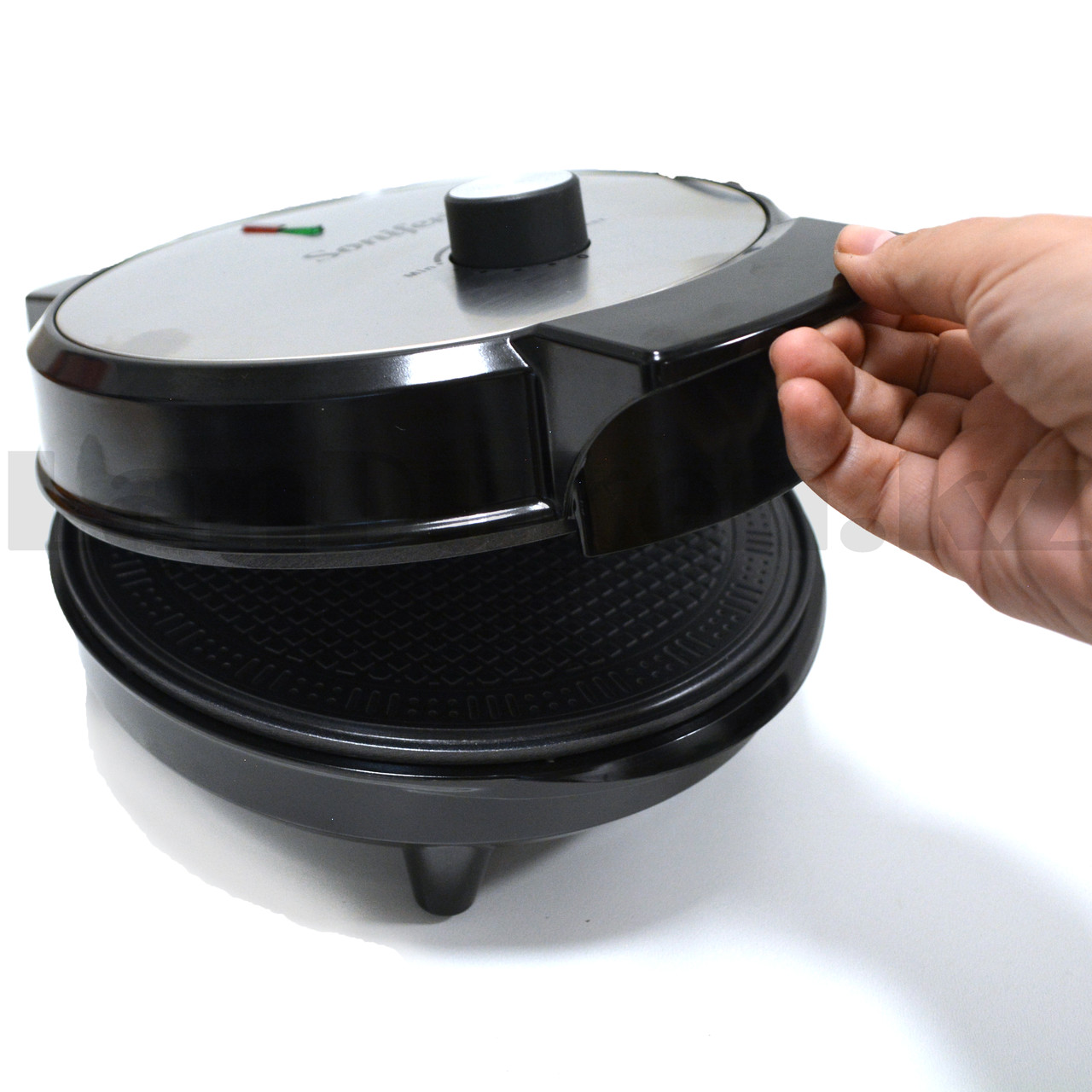 Вафельница Sonifer SF 6094 диаметр 20 см с конусом с антипригарным ...